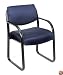 Blue Guest / Visitor / Reception Area Office Chair