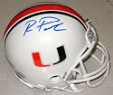 Roscoe Parrish Signed Miami Hurricanes Replica Mini Helmet