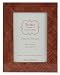 Italian Wooden Picture Frame, Herringbone Parquet, Tan