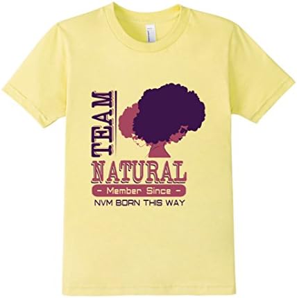 Kids Women's Natural Hair Team - Afro-Hair and Curls 8 Lemon