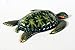 LX Handpainted Green Tropical Sea Turtle Beach Tiki Bar Wall Mount Decor Plaque Kid Decor 8