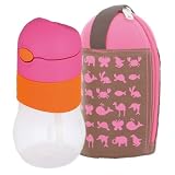 THERMOS ベビーストローマグ&クーラー 340ml ピンク RDQ-340F P