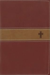 NIV Gift Bible Bible Burgundy/Tan with Cross-Walmart