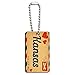 Air Mail Postcard Love for Kansas Wood Wooden Rectangle Key Chain