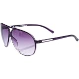 A|X Bright Sport Aviator Sunglasses - Armani Exchange Adult Designer Eyewear - Violet/Violet Shaded / One Size Fits All
