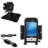 Verizon XV6700 Auto Bean Bag Dash Holder with Car Charger - Uses Gomadic TipExchange