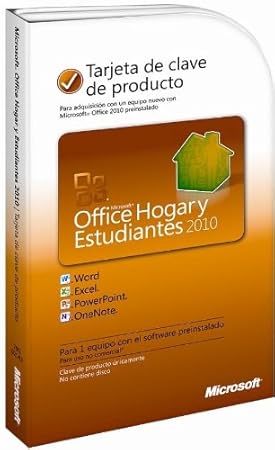 Microsoft Office Home And Student 2010 PC Att Key Not To Latam PKc Micro
