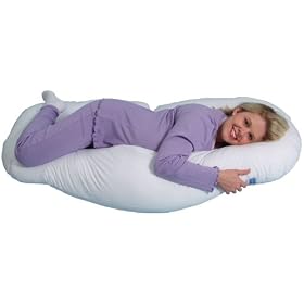 Leachco Snoogle Loop Contoured Fit Body Pillow, Ivory
