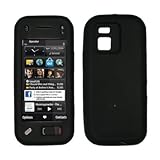 Premium Black Silicone Gel Skin Cover Case for Nokia N97 Mini [Accessory Ex ....