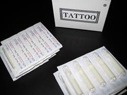 50 COUNTS OF 7-ROUND TATTOO DISPOSABLE TIPS (BUYER MAY ALSO CHOOSE ASSORTED SIZES)