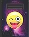 Emoji Purple Nebula Composition Notebook
