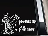 Tinkerbell Disney "Pixie Dust" Car Window Decal Sticker -ST0018- 5"L x 8"W