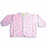 SnoPea - Newborn Baby Girls Long Sleeved Cardigan White Lt. Blue Pink