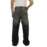 Marc Ecko - Ecko Unlimited Mens Washed Grey Baggy Fit Jeans (0302200676)