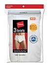 Hanes Mens 3 Pair Briefs White - 2252P3