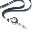 Printed Badge Lanyard Navy
