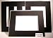 SET of 10 - GREATPACK 11x14 Black Single Mats- fit 8x10 photo art