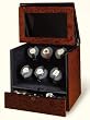 The Monico 6 Burlwood - Watch Winder for Six Watches By Orbita The Monico 6 Burlwood - Watch Winder for Six Watches By Orbita