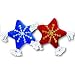 Pet Supplies : SDISC Plush and Rope Snowflake Assorted Holiday Colors