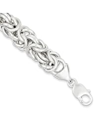 Sterling Silver Fancy Link Bracelet