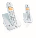 Philips CD2502S/38 DECT Schnurloses Telefon, 2 Mobilteile, silber