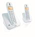 Philips CD2502S/38 DECT Schnurloses Telefon, 2 Mobilteile, silber