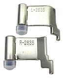 ロイヤル 木棚押さえ MO-R/L Aニッケルサテン 2635 木棚厚26~35mm 左右セット