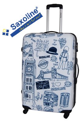 SAXOLINE Trolley-Koffer, 71 cm – 4 Rollen – UltraLight – TOP-Design: London