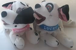 101 Dalmations Lucky and Jewel Set Disney Bean Bag Plush