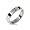 Eve's Addiction 3mm Sterling Silver Wedding Band, 5