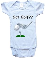 GOT GOLF? - BigBoyMusic Baby Designs - Blue Onesie / Baby T-shirt - size Medium (12-18M)