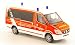 Mercedes Sprinter Bus, Feuerwehr Leipzig, 2006, Modellauto, Fertigmodell, Herpa 1:87