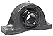 Sealmaster NPL-32RC Pillow Block Ball Bearing, Non-Expansion Type, Normal-Duty, Regreasable, Setscrew Locking Collar, Contact Seals, Cast Iron Housing, 2" Bore, 2-3/16" Base to Center Height, 6-1/4" Bolt Hole Spacing Width