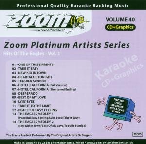 CD-Charts  Music : Zoom Karaoke CD+G - Platinum Artists 40: The Eagles 1