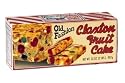 FRUIT CAKE Boxed 2 lb Regular Recipe Claxton Fruitcake