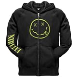 Nirvana - Smiley Zip Hoodie