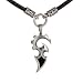 THE SWORD-BLACK --Power Protection And Authority-- Pendant With Black Leather Necklace BICO AUSTRALIA