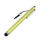 GTMax Gold Universal Capacitive TouchScreen Stylus with 3.5mm Adapter Plug works with iPad, Hp TouchPad, iPhone 4 / 4S, Kindle fire, Touch and all capacitive Touch screen Devices – Retail Packaging