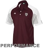 adidas Texas A&M Aggies Maroon Head Coach Climacool Performance Polo