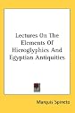 Lectures on the elements of hieroglyphics and Egyptian antiquities