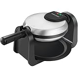 BLACK+DECKER WM1404S Flip Waffle Maker, Silver