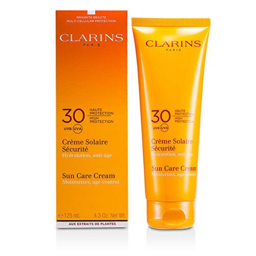 Clarins Sun Care Cream High Protection SPF 30 for Sun-sensitive Skin, 4.40 Ounce