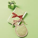 Cotton Holiday Baby Bib and Burp Set - Bib & Burp Set