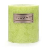 ILLUME Pineapple Cilantro 3x3 Pillar Candle