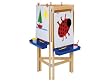 Jonti-Craft 0653JC 3-Way Adjustable Easel, Natural Maple