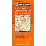 Michelin Map No. 553 South East Switzerland