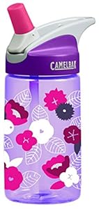 CamelBak Kid's Eddy Water Bottle, Peonies, .4-Liter
