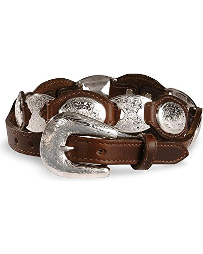 Tony Lama Women's Concho Link Leather Belt