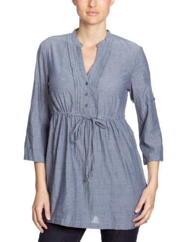 MEXX Damen Bluse N1ME3437, Gr. 38 (M), Blau (205) Preisvergleich