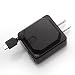 Rix iCharger XPERIA(SO-01B)�p �ƒ�pAC�[�d�탊�[���P�[�u��+USB�|�[�g�t(miicroUSB)100~240V�Ή� �C�O�ł��[�d�\ (�u���b�N) RX-XPERIA18